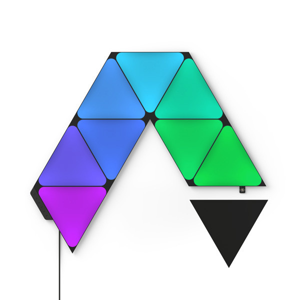 Nanoleaf(ナノリーフ) Shapes Black Triangle Nanoleaf Shapes Ultra Black Triangles | 9 stuks | Startset